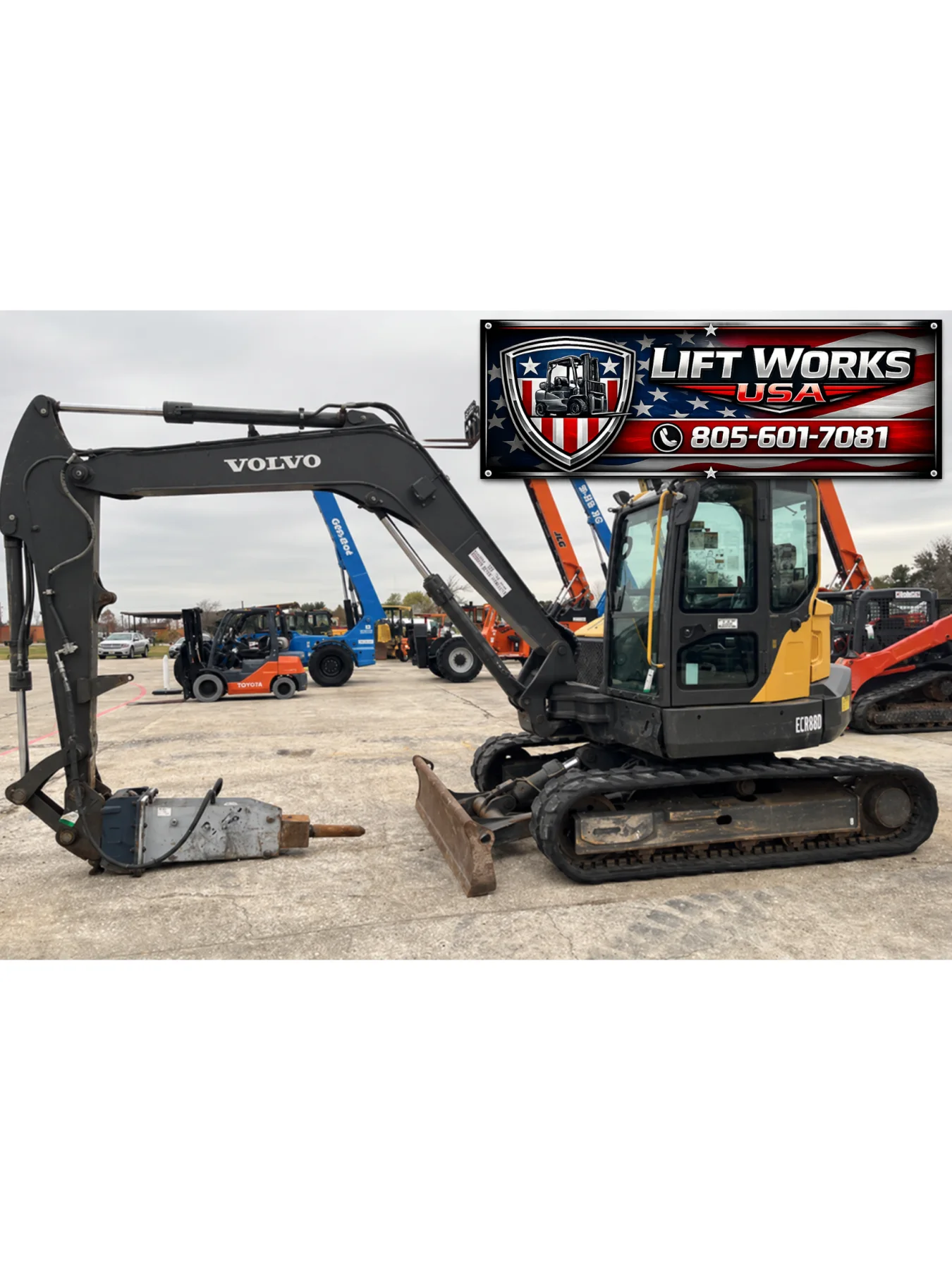 2020 VOLVO ECR88D #992620